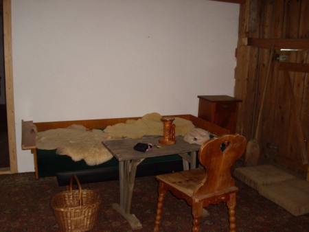 das Esszimmer und die Küche